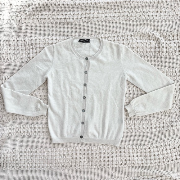 Manrico tan 100% cashmere Made in Italy cardigan sweater set size EU 40 (US 4) - Picture 5 of 16